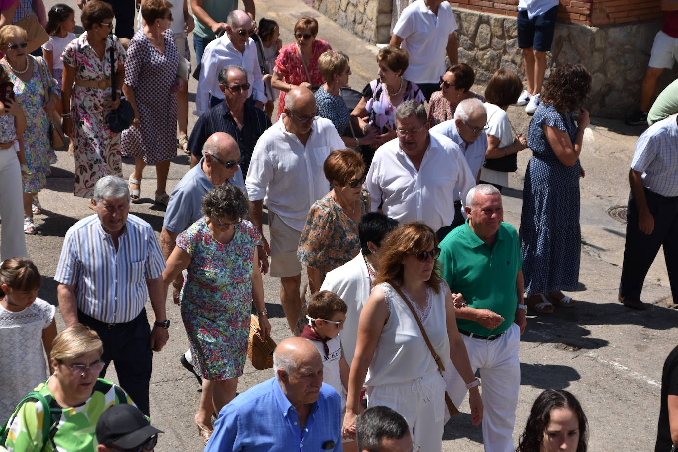 Procesión de la Virgen de la Antigua en las fiestas de Ausejo