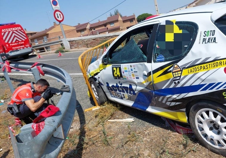 Evolución positiva de los cuatro niños heridos en el rally de Fitero