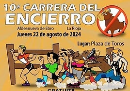 A la carrera por el recorrido del encierro, pero sin vacas