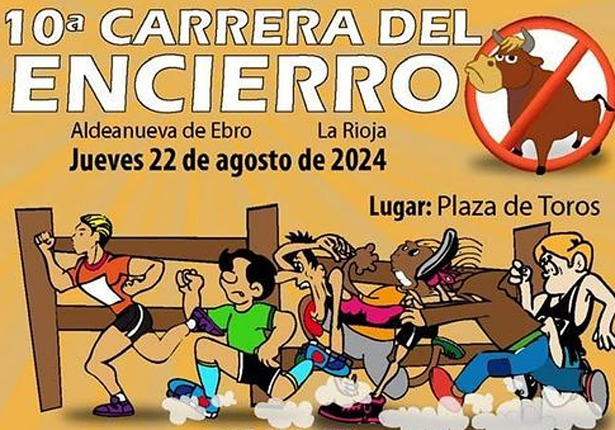 A la carrera por el recorrido del encierro, pero sin vacas