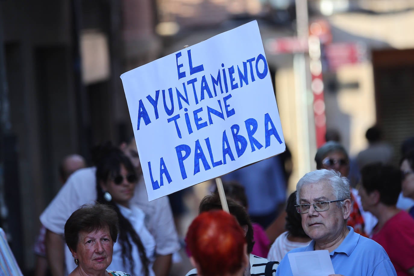Las imágenes de la manifestación en Santo Domingo