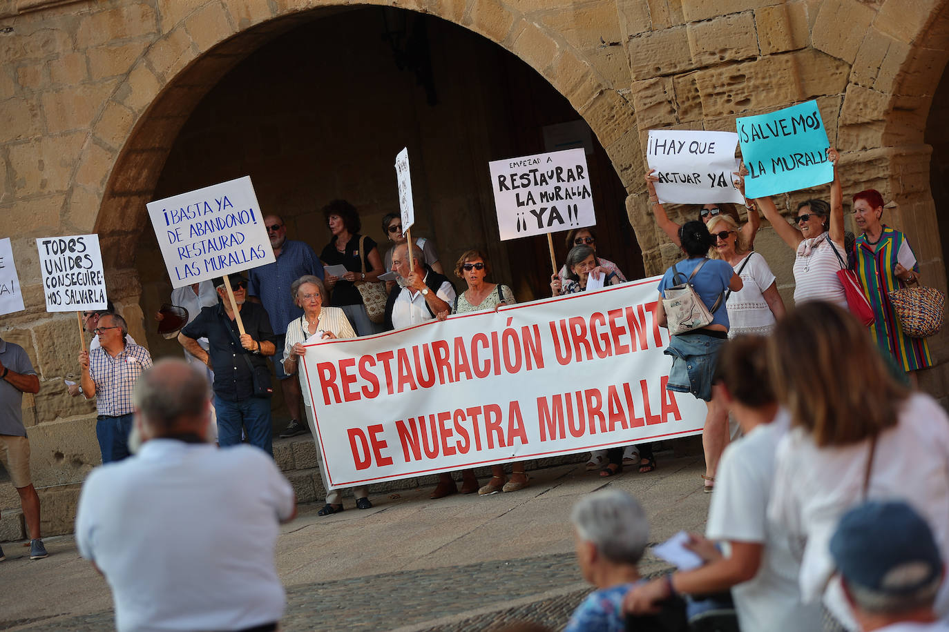 Las imágenes de la manifestación en Santo Domingo