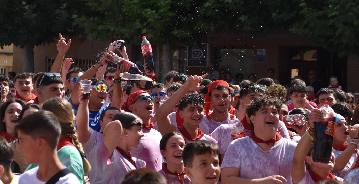 Inicio de fiestas en Aldeanueva de Ebro