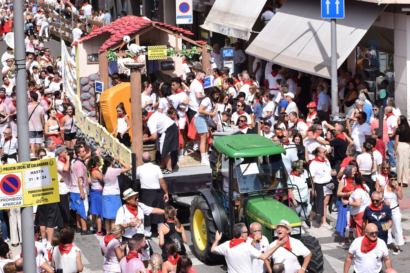 El dragon de la peña Riojana, la mejor carroza