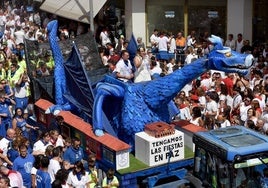 El dragon de la peña Riojana, la mejor carroza