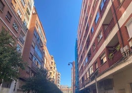 Imagen de la calle Oviedo, este martes.