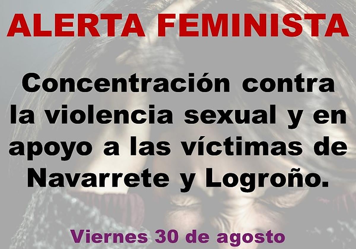 Concentración en Logroño contra las agresiones sexuales