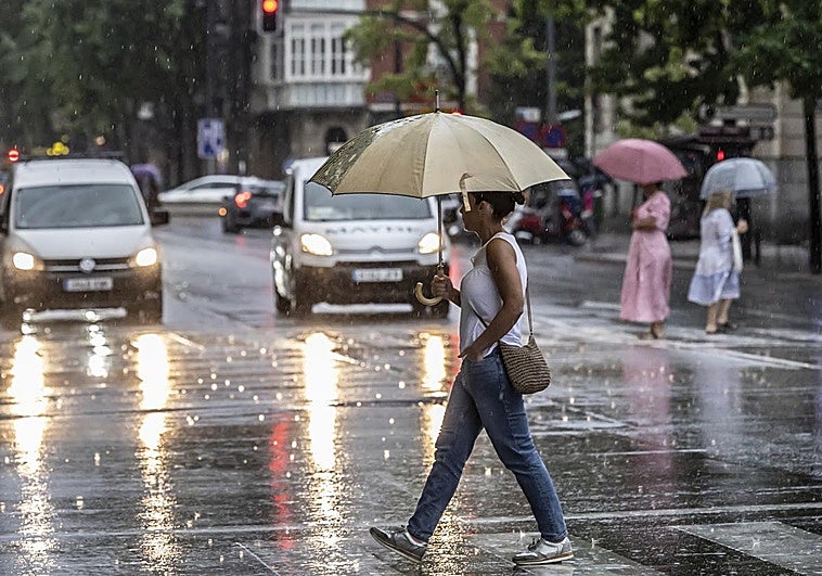 La previsión por localidades: alerta naranja por lluvia y tormentas con granizo y fuertes vientos