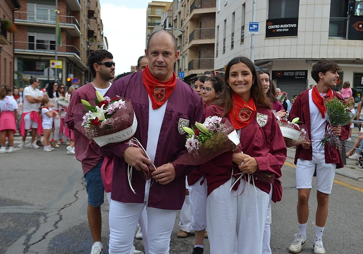 Las imágenes de la ofrenda de flores a los patronos en Calahorra