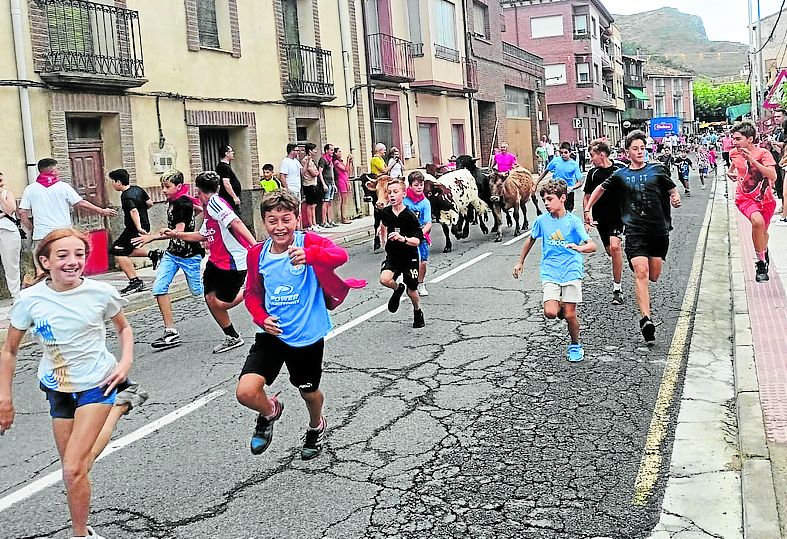 Trashumancia urbana, ayer en Cervera.
