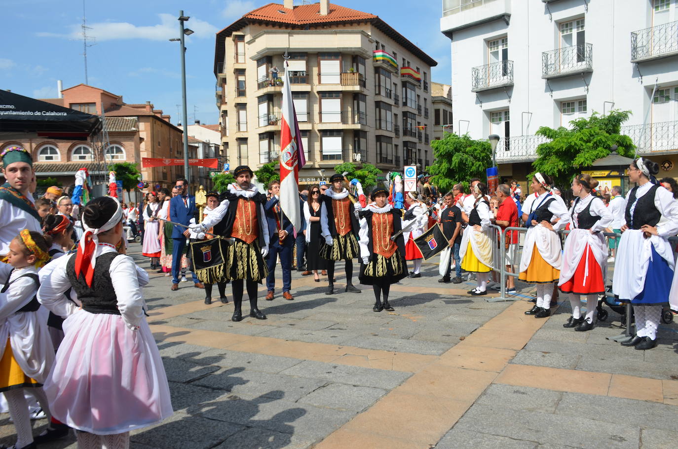 Procesión en honor a los santos de Calahorra