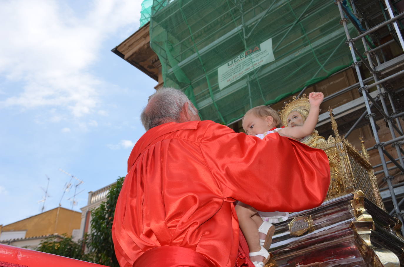 Procesión en honor a los santos de Calahorra