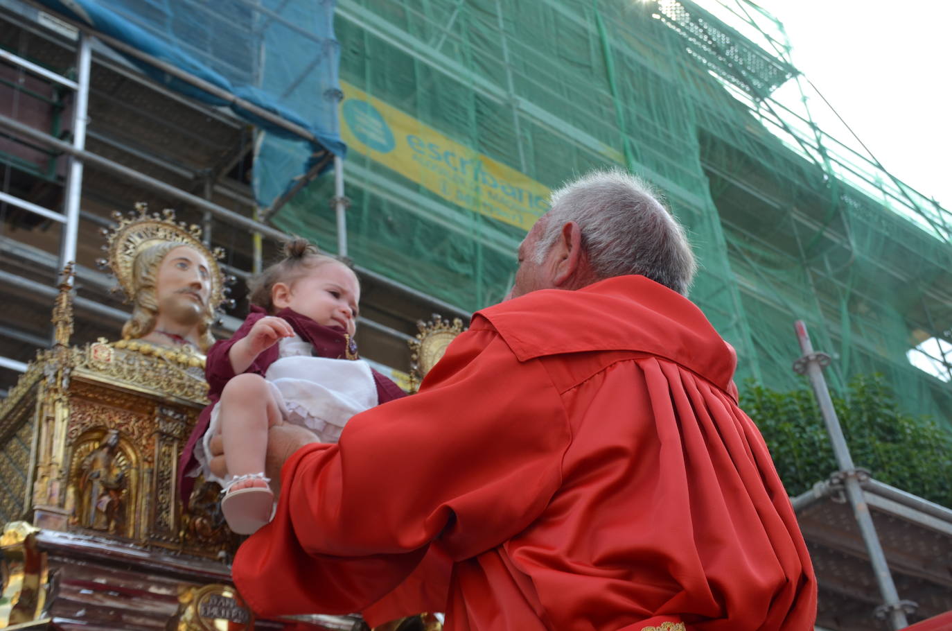 Procesión en honor a los santos de Calahorra