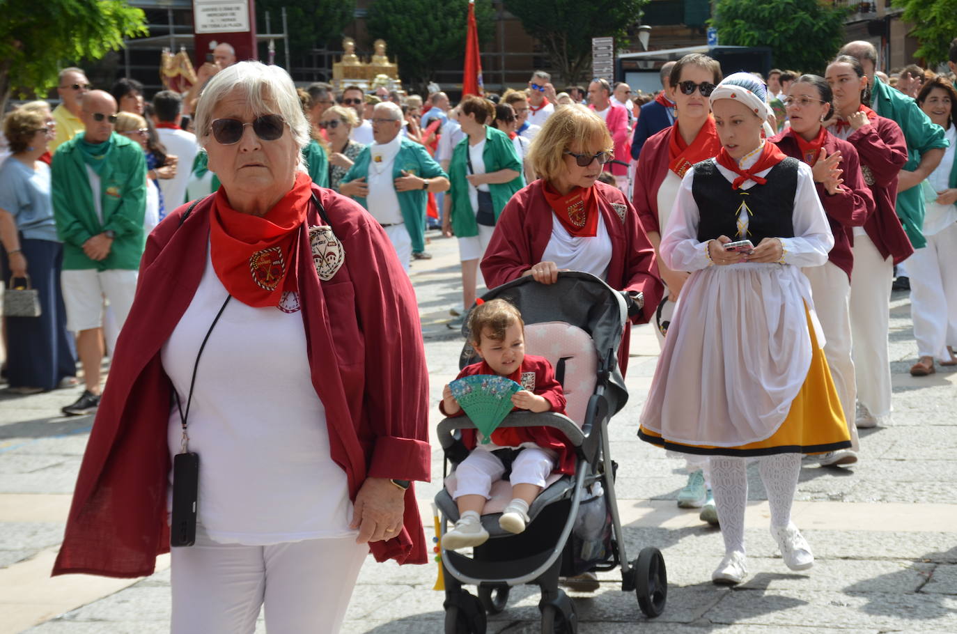 Procesión en honor a los santos de Calahorra