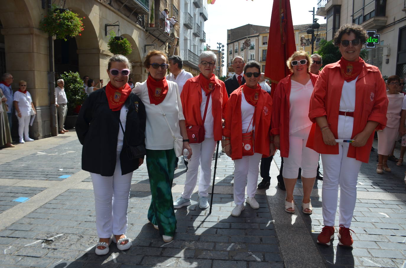 Procesión en honor a los santos de Calahorra