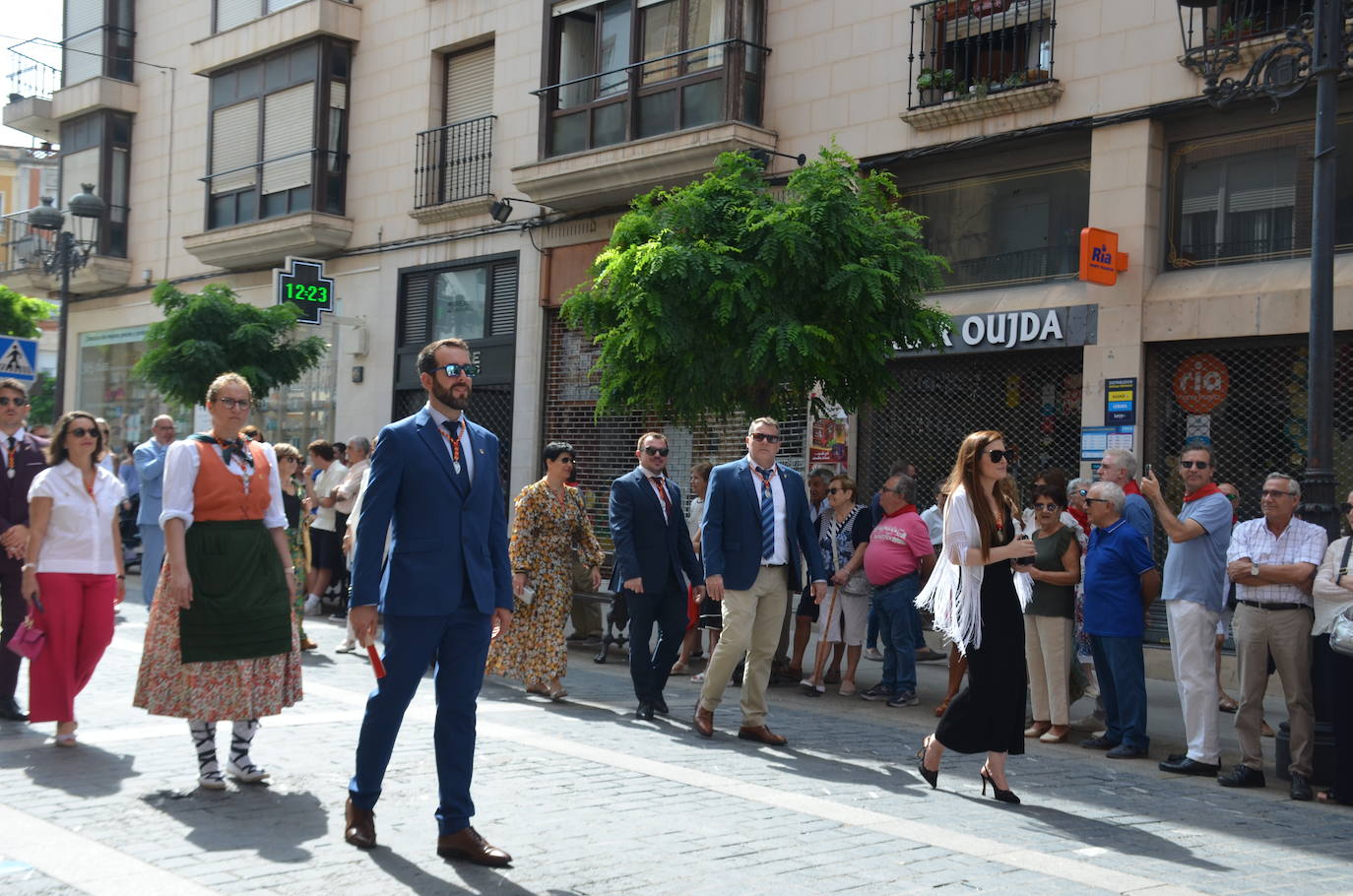 Procesión en honor a los santos de Calahorra