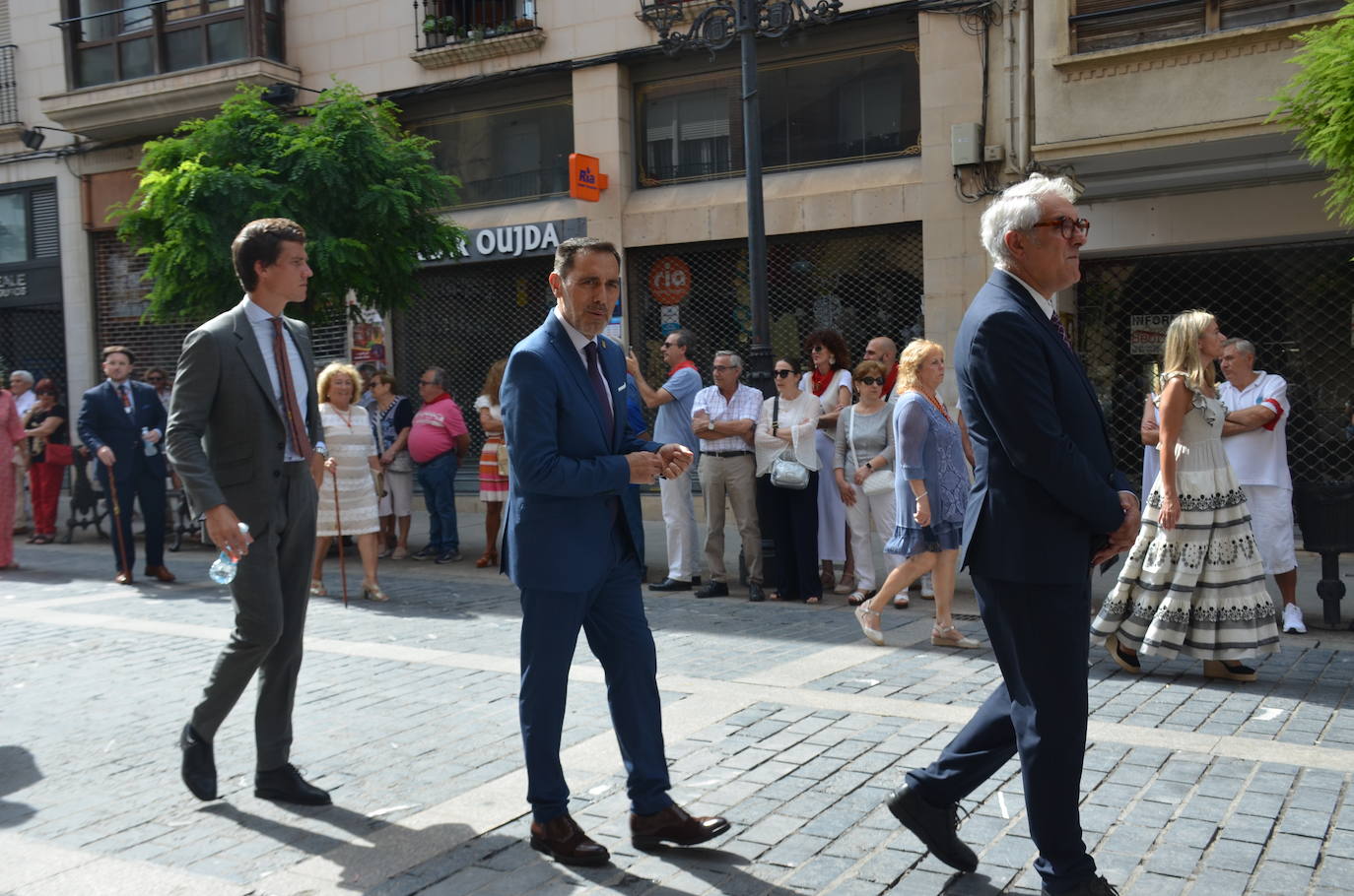 Procesión en honor a los santos de Calahorra