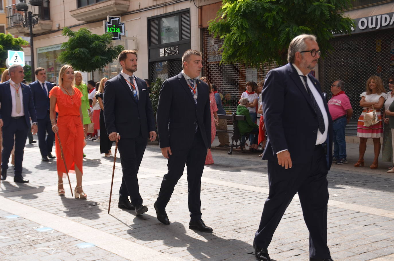 Procesión en honor a los santos de Calahorra
