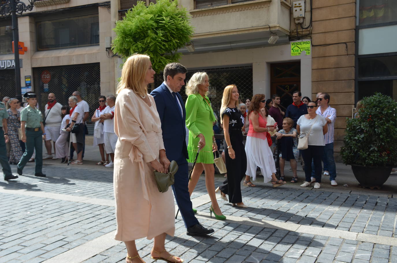 Procesión en honor a los santos de Calahorra