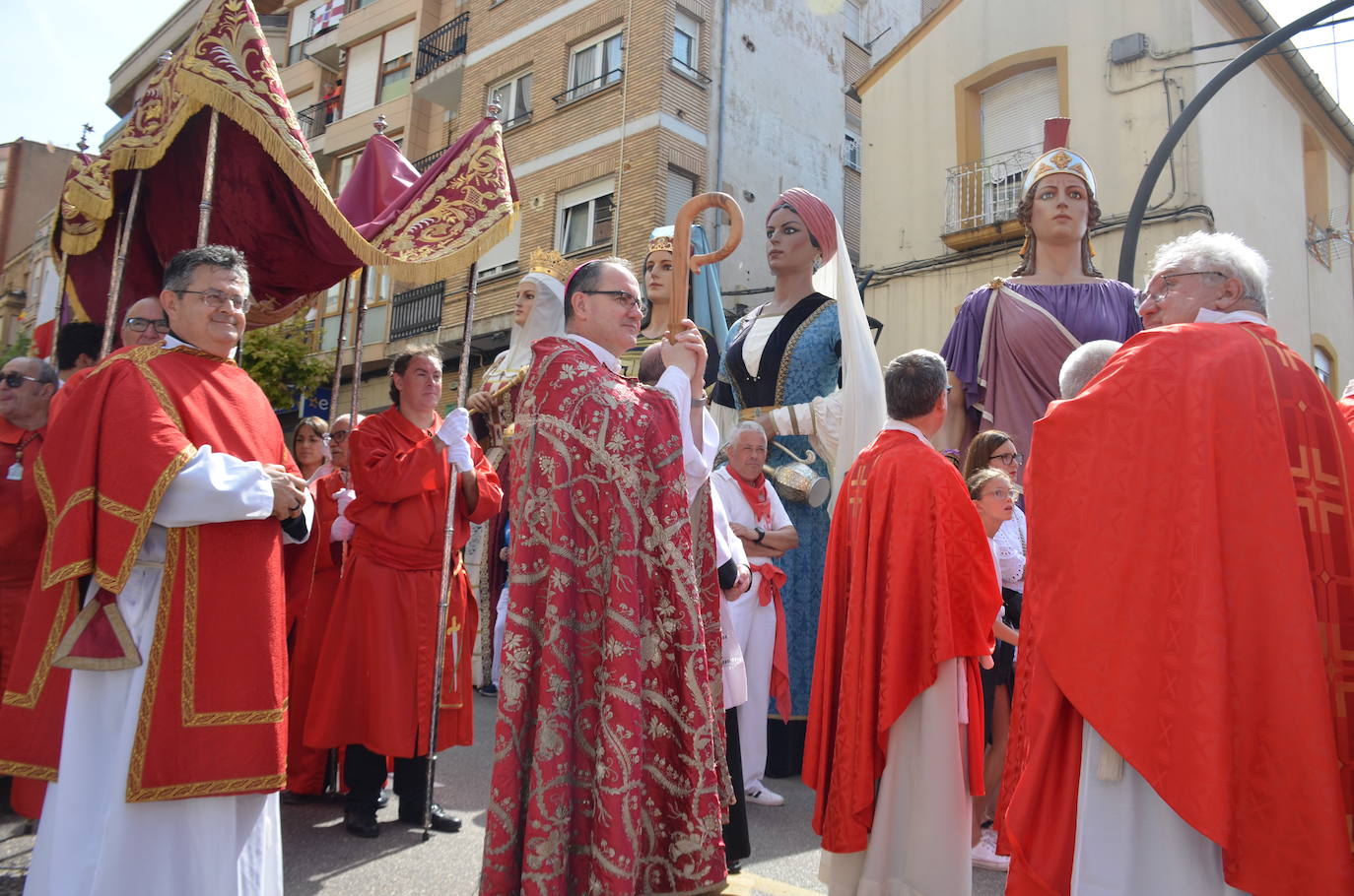 Procesión en honor a los santos de Calahorra