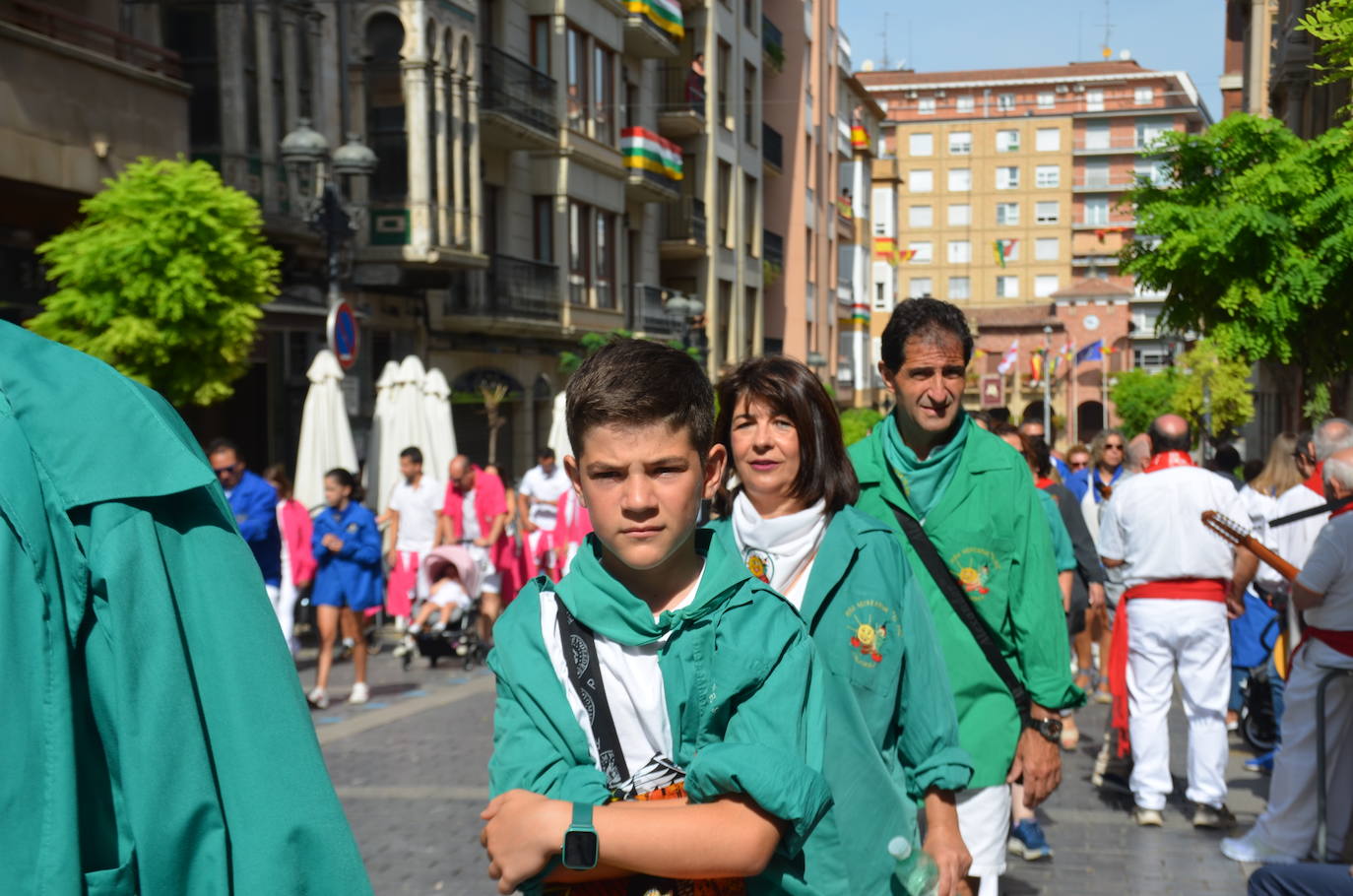 Procesión en honor a los santos de Calahorra
