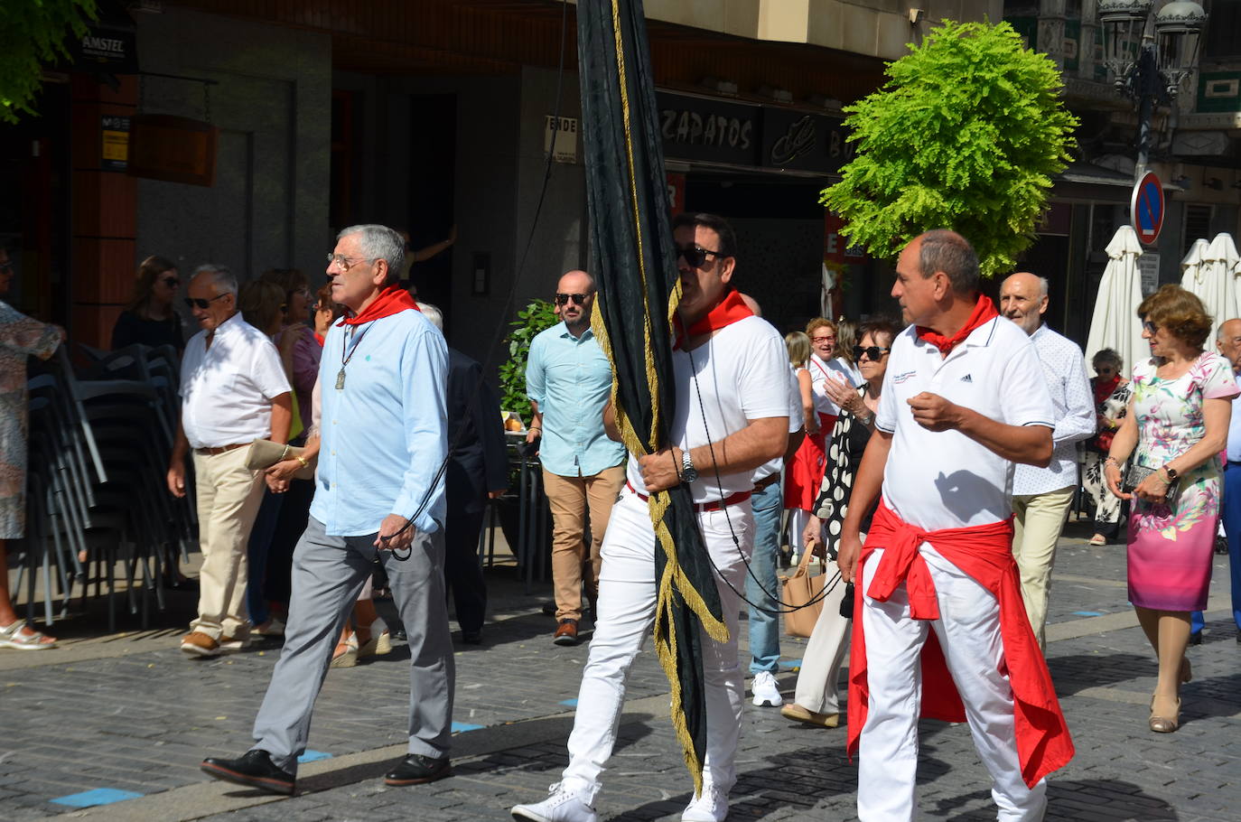 Procesión en honor a los santos de Calahorra