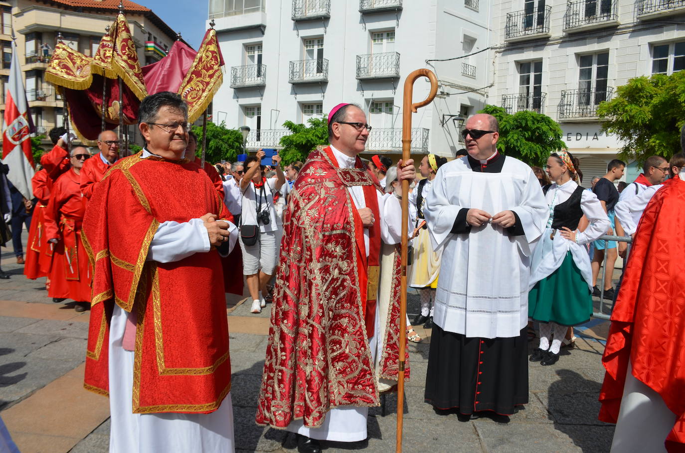 Procesión en honor a los santos de Calahorra