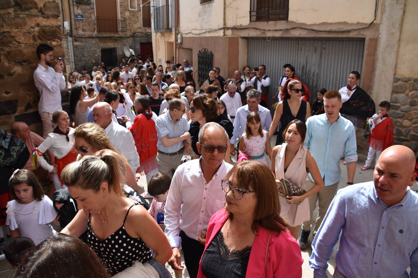 Procesión de la Virgen del Villar, en Igea