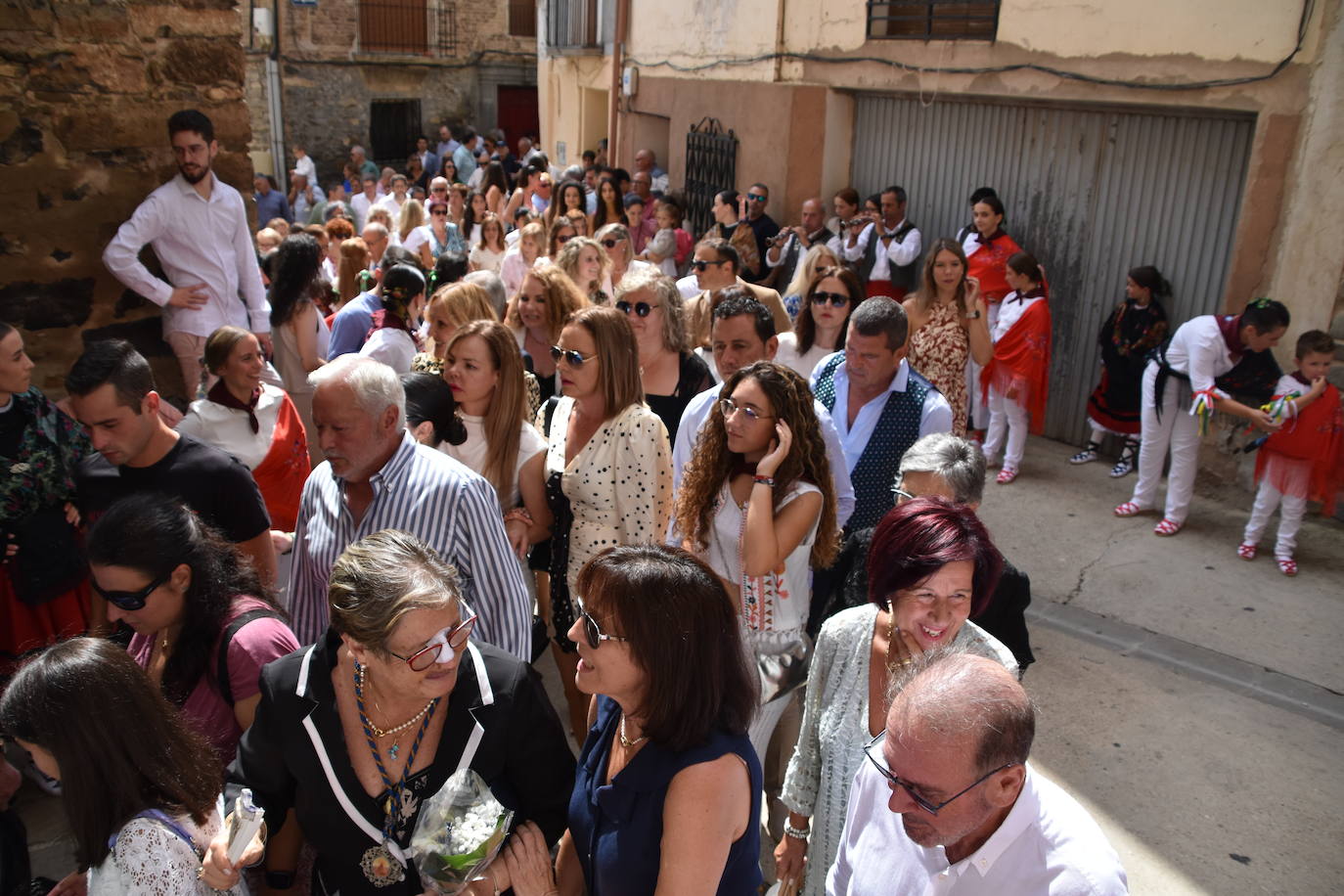 Procesión de la Virgen del Villar, en Igea