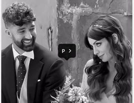 La boda en Logroño entre Eva Rojas y David Callejo, sin lluvia y con muchas luces