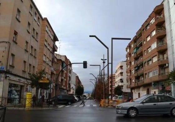 La avenida Achútegui de Blas.