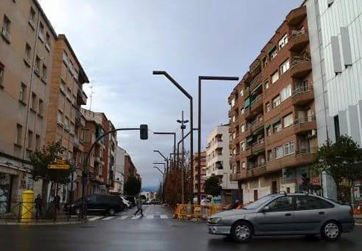 La avenida Achútegui de Blas.