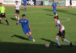 El canterano Gonzalo Casas debutó ayer en Segunda Federación