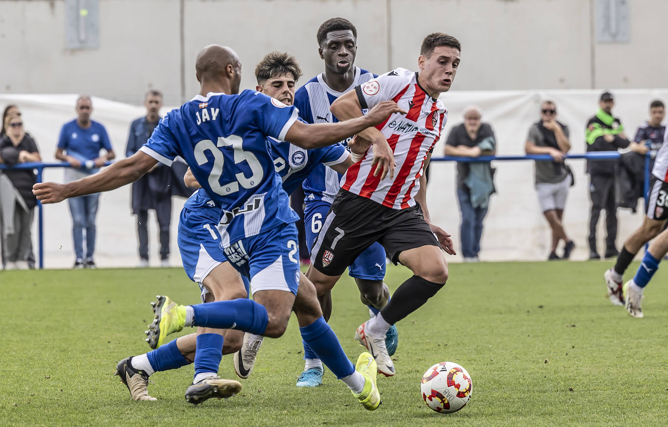 El encuentro Alavés-UD Logroñés