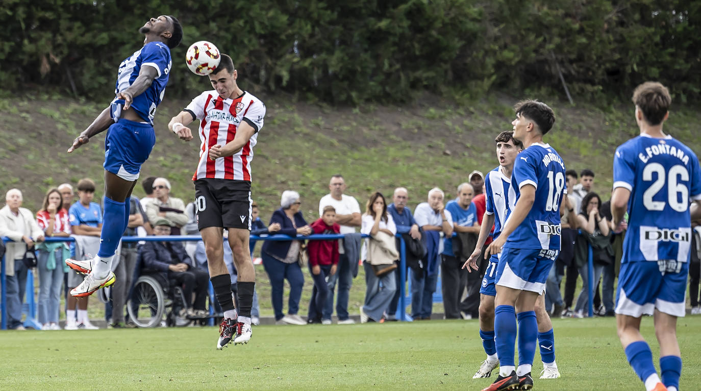 El encuentro Alavés-UD Logroñés