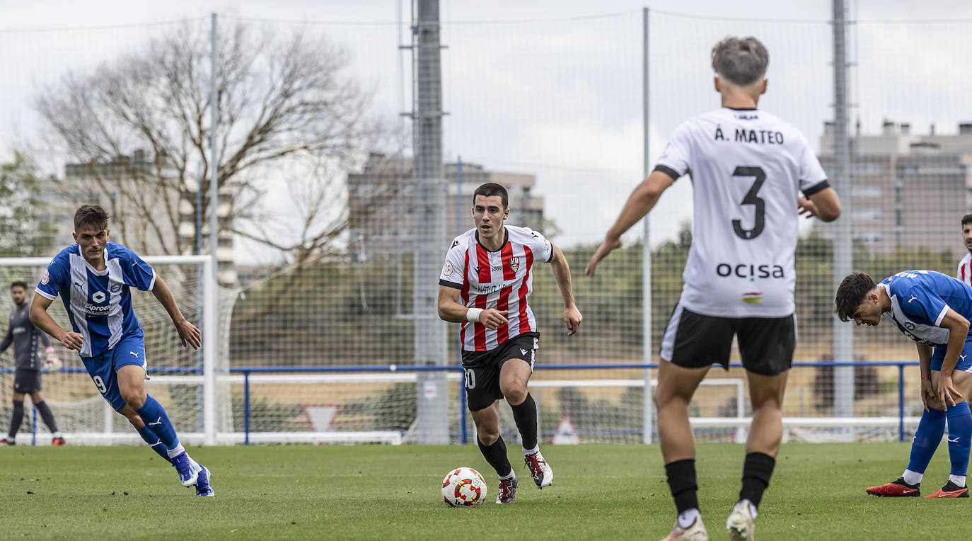 El encuentro Alavés-UD Logroñés