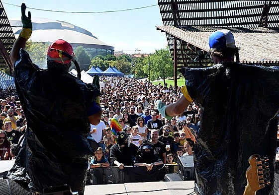 Actuación musical en el Espacio Peñas el pasado 2023.