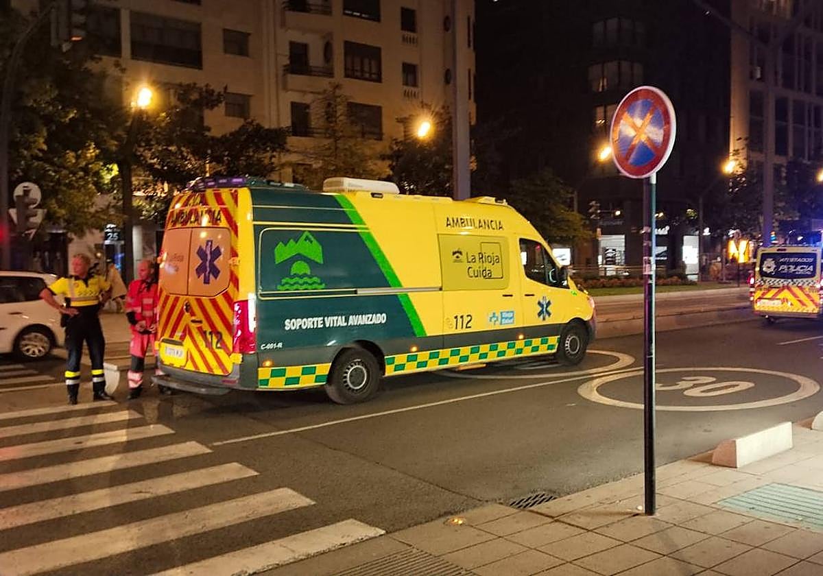 Herido un motorista en un accidente en la Gran Vía