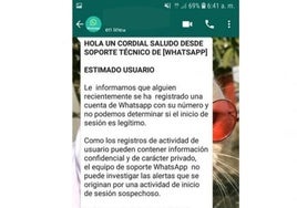 La Policía Nacional alerta de una estafa que usa Whatsapp para hacerse con los datos de las víctimas