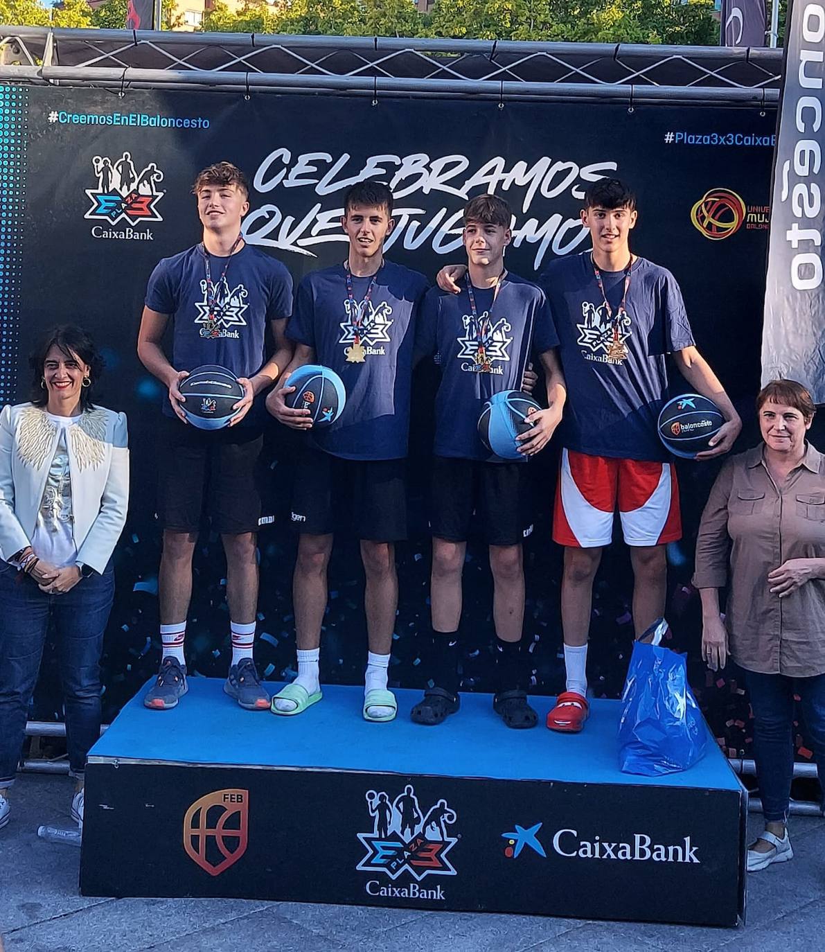 La plaza del Ayuntamiento de Logroño acoge el Plaza 3x3