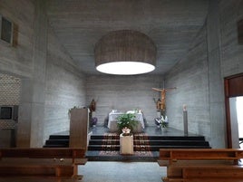 Presbiterio de la iglesia de La Unión (Clavijo), probablemente su obra más reconocida