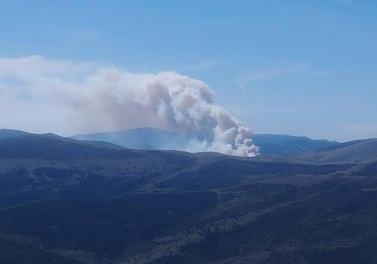 Extinguido el incendio de Viniegra de Abajo