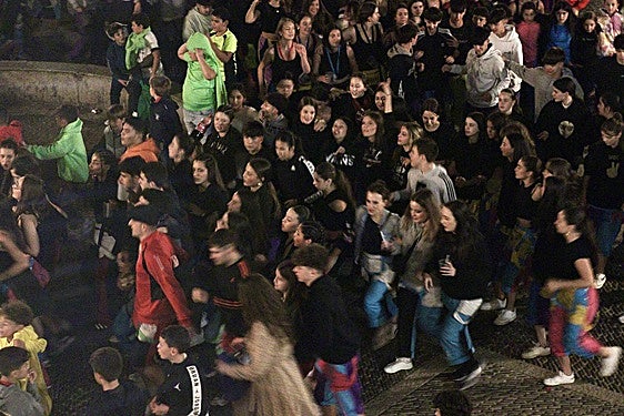 La mejores imágenes del chupinazo en Santo Domingo