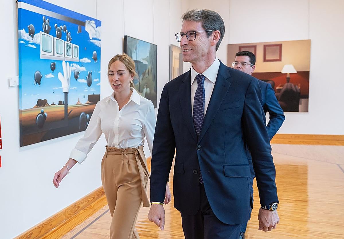 Gonzalo Capellán, el pasado martes en el Parlamento de La Rioja.