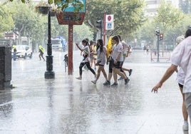 La lluvia no pudo con el ambiente festivo