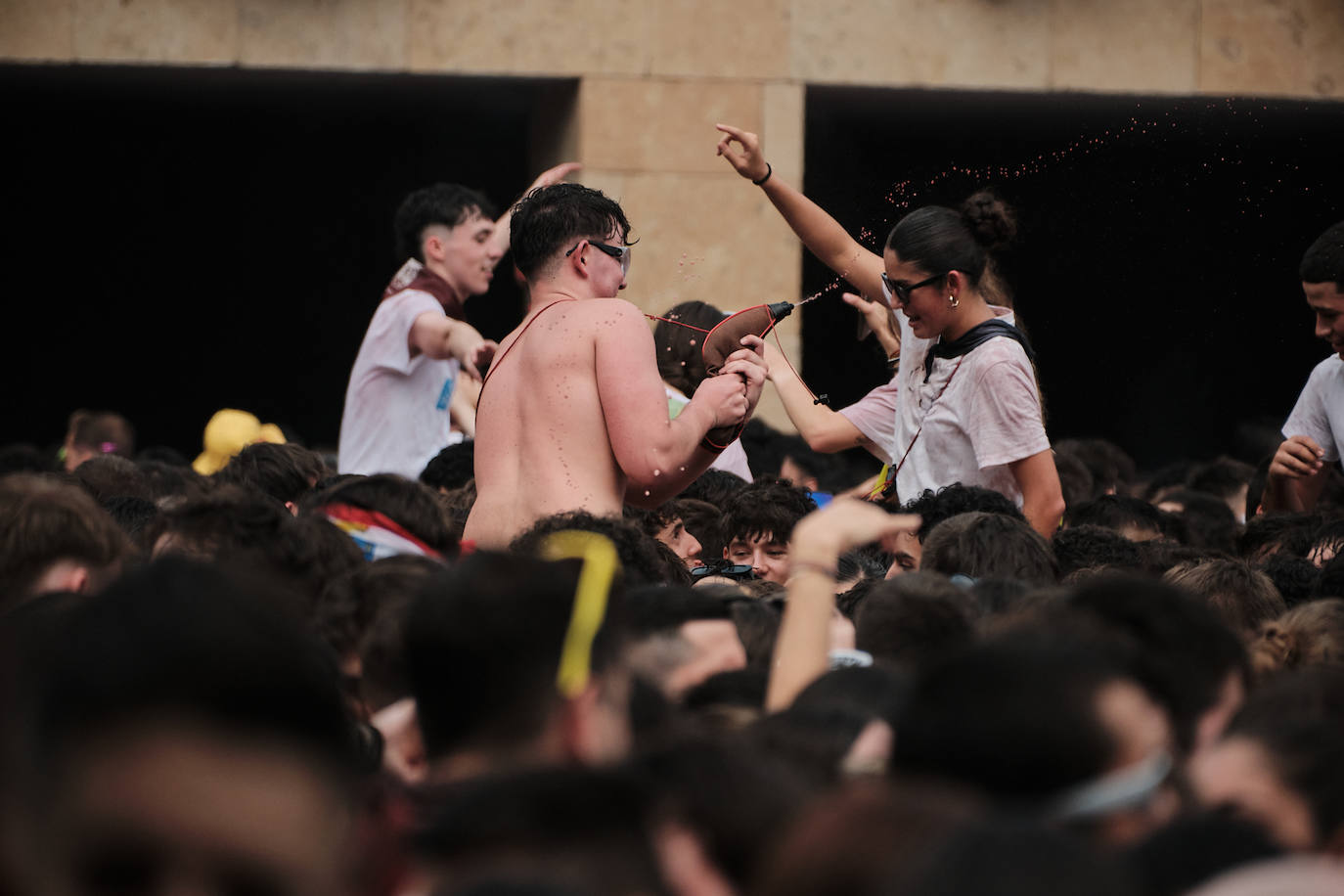 El ambientazo del cohete