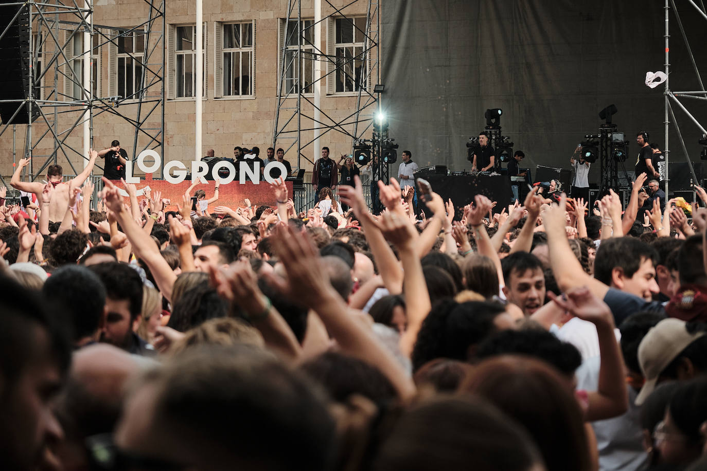 El ambientazo del cohete