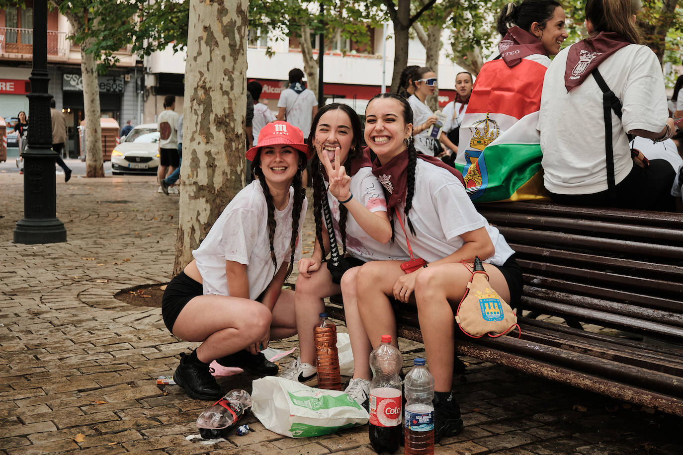 El ambientazo del cohete