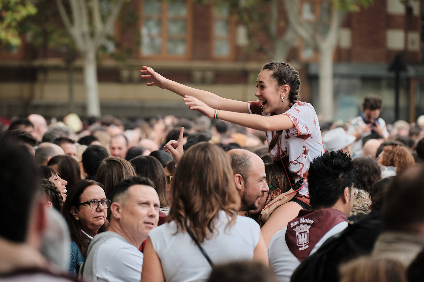 El ambientazo del cohete