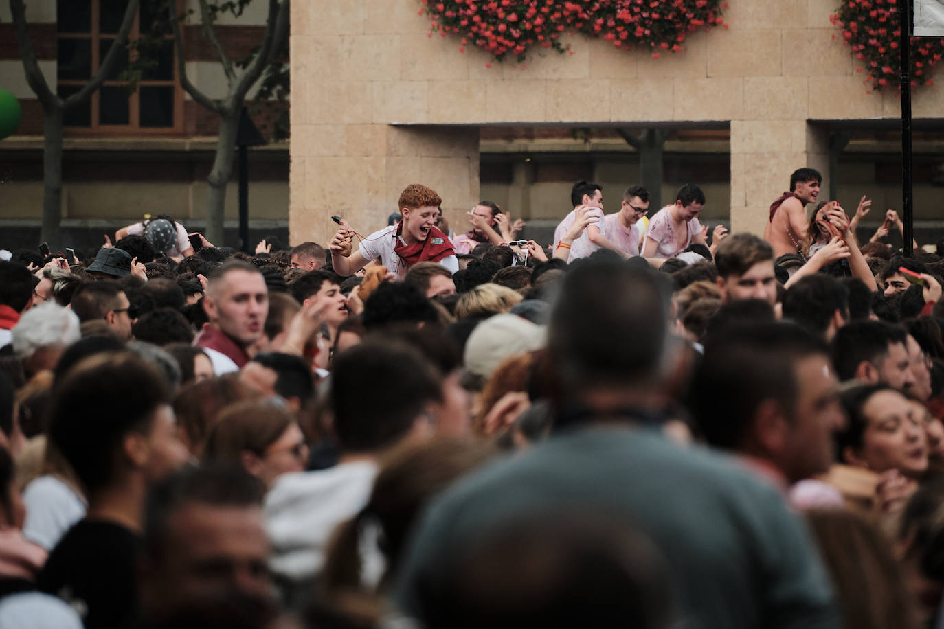 El ambientazo del cohete